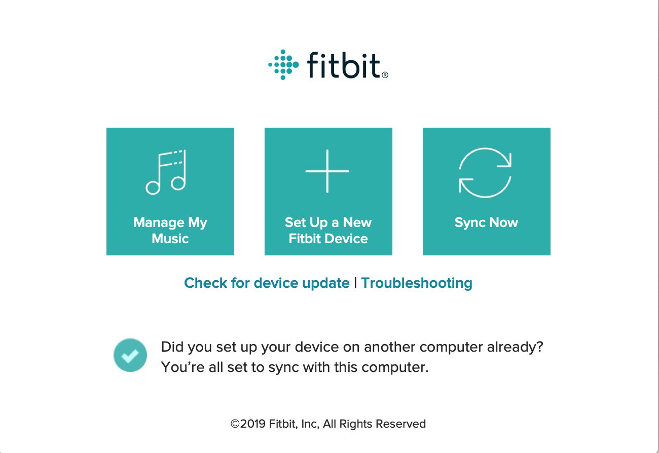 fitbit app for mac setup